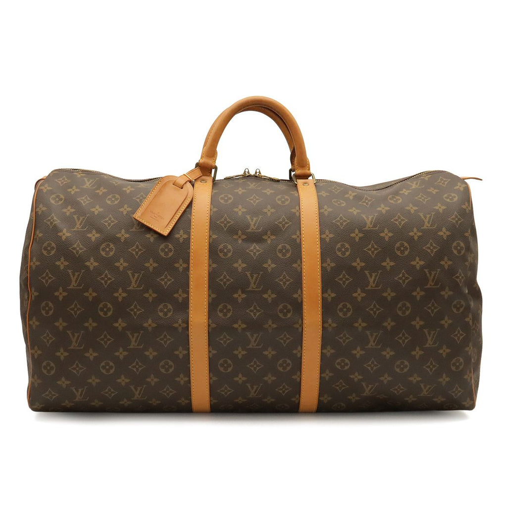 Louis Vuitton Monogram Keepall 60 Boston Bag Purse