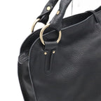 Celine Bittersweet Shoulder Bag Leather Black Gold — view 4
