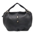 Celine Bittersweet Shoulder Bag Leather Black Gold