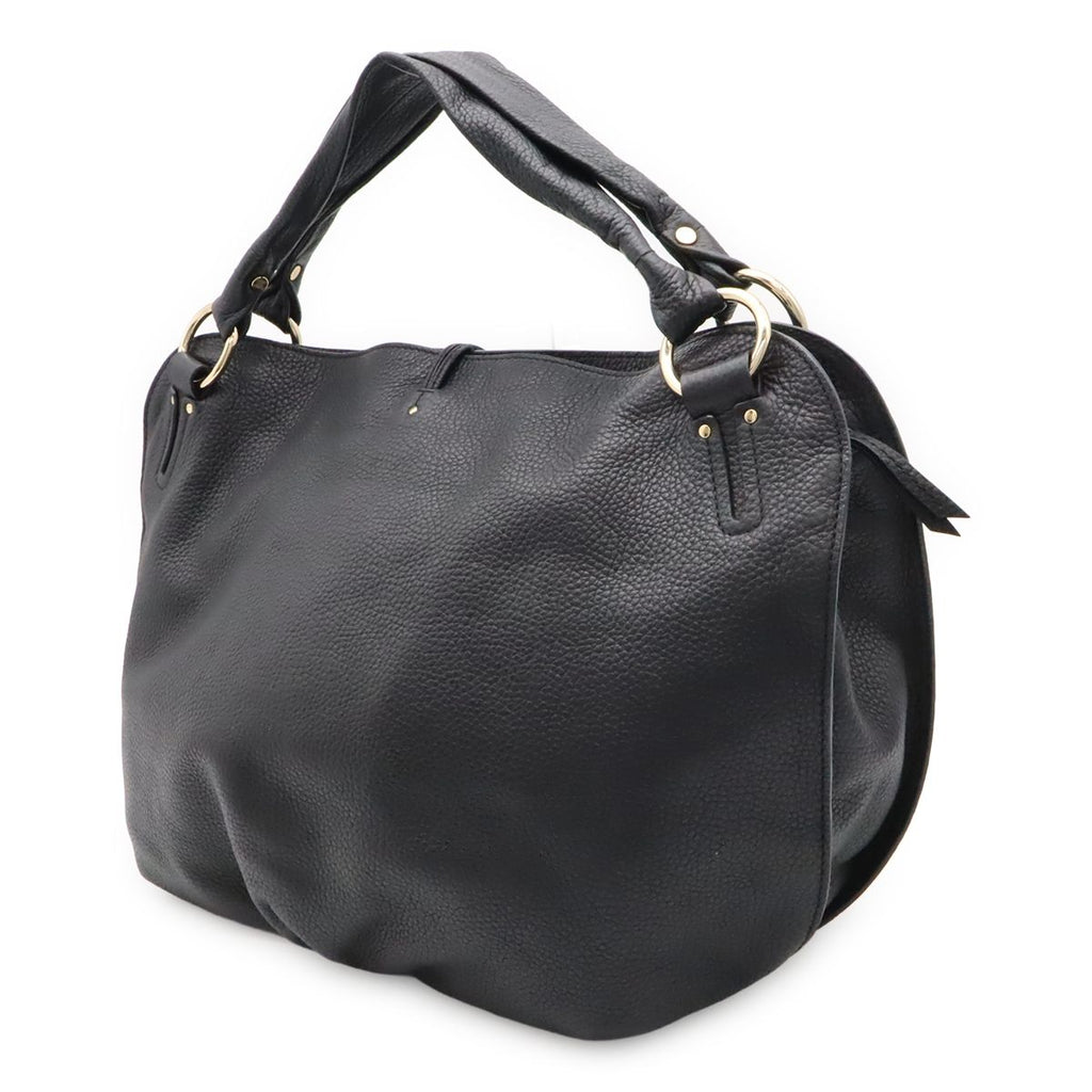 Celine Bittersweet Shoulder Bag Leather Black Gold — view 2