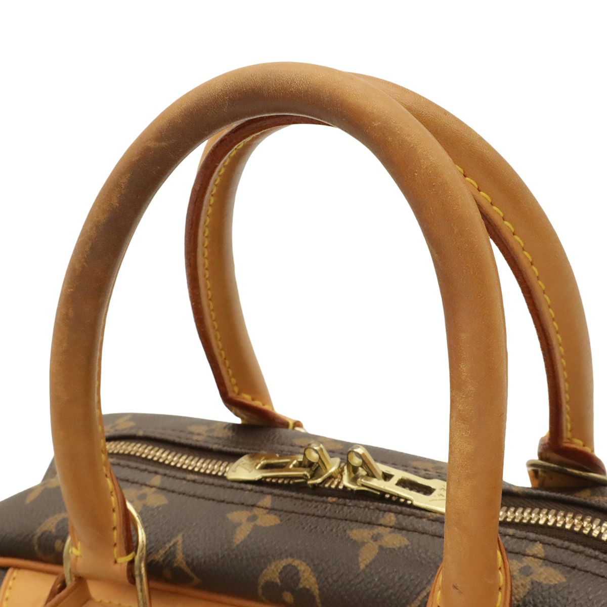 Louis Vuitton Monogram Bowling Vanity Deauville Mini Boston Bag Purse — view 5