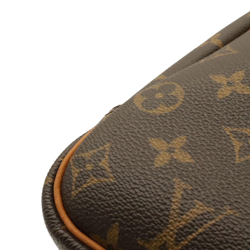 Louis Vuitton Monogram Bowling Vanity Deauville Mini Boston Bag Purse — view 4