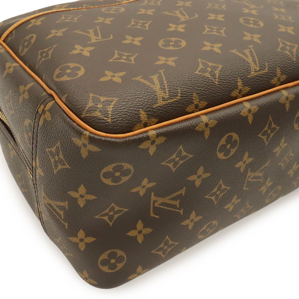 Louis Vuitton Monogram Bowling Vanity Deauville Mini Boston Bag Purse — view 3