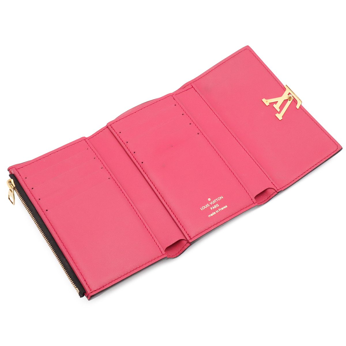 Louis Vuitton Portefeuille Capucines Compact 3 Trifold Wallet Taurillon Leather — view 5