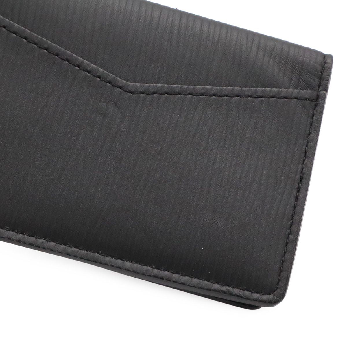 Louis Vuitton Epi Pocket Organizer Card Case Business Noir Black — view 4