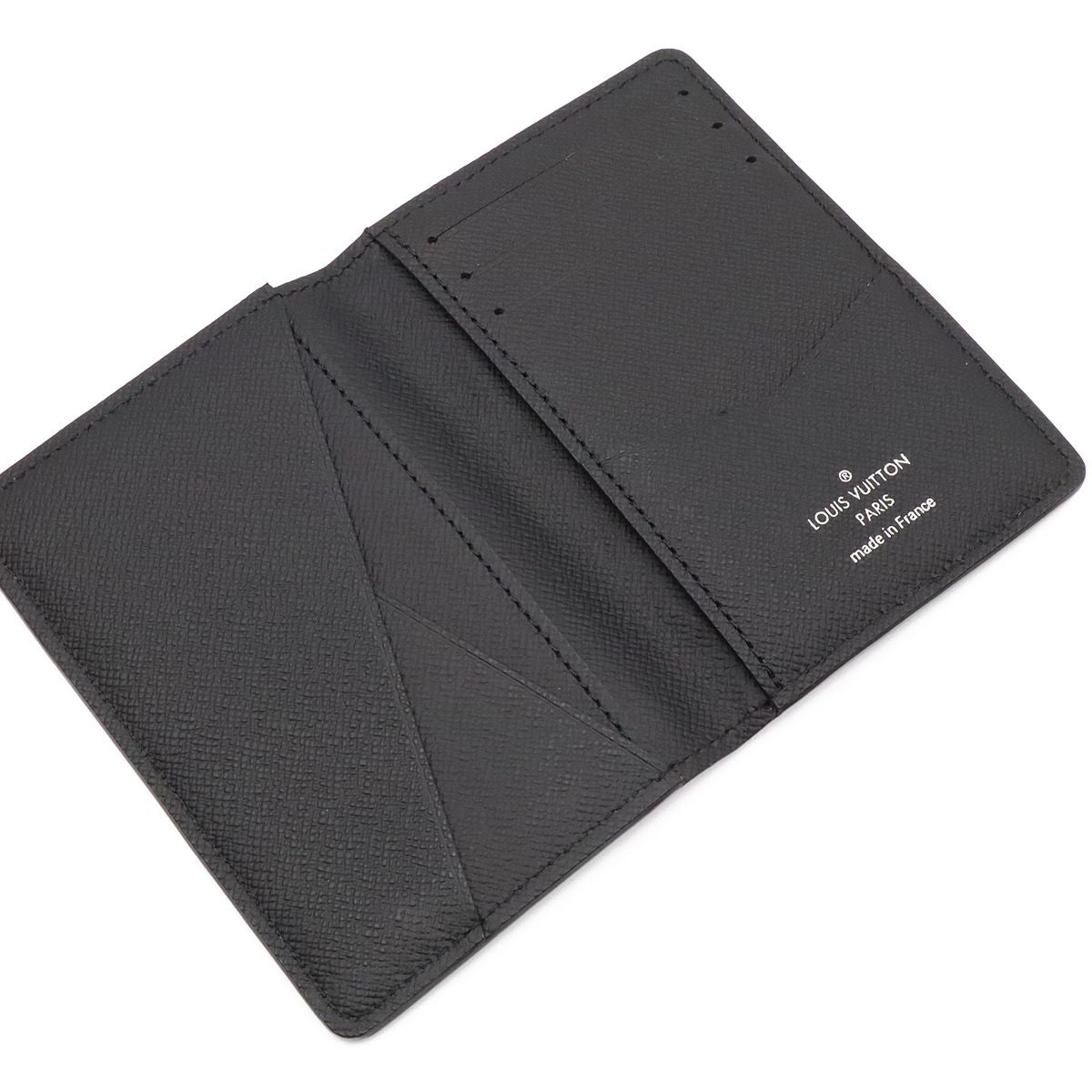 Louis Vuitton Epi Pocket Organizer Card Case Business Noir Black — view 5