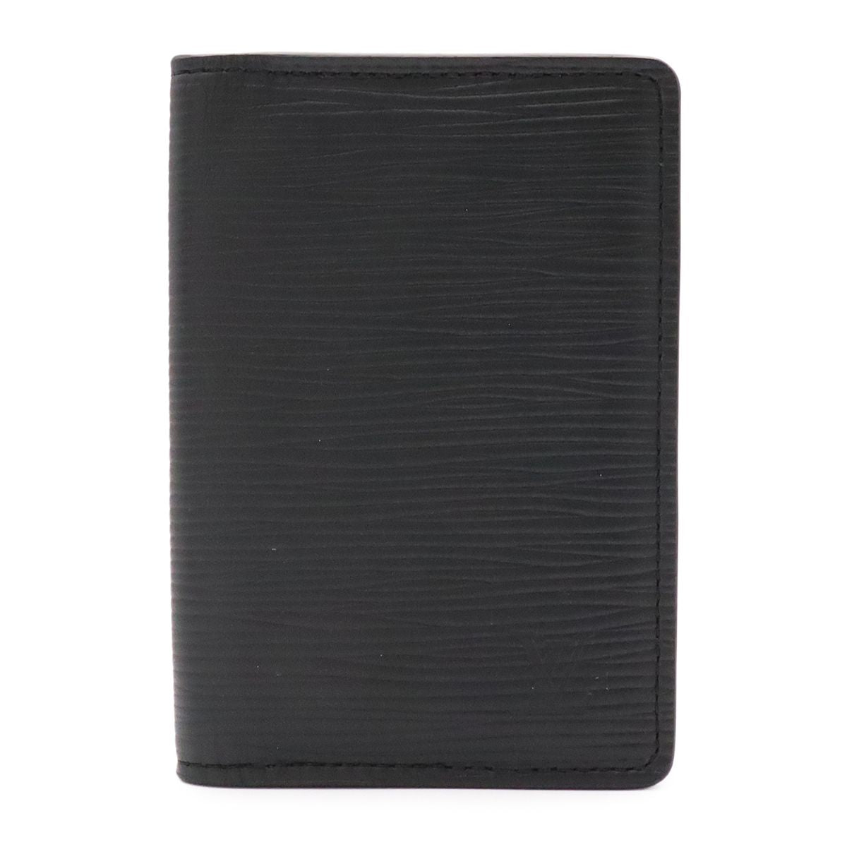 Louis Vuitton Epi Pocket Organizer Card Case Business Noir Black