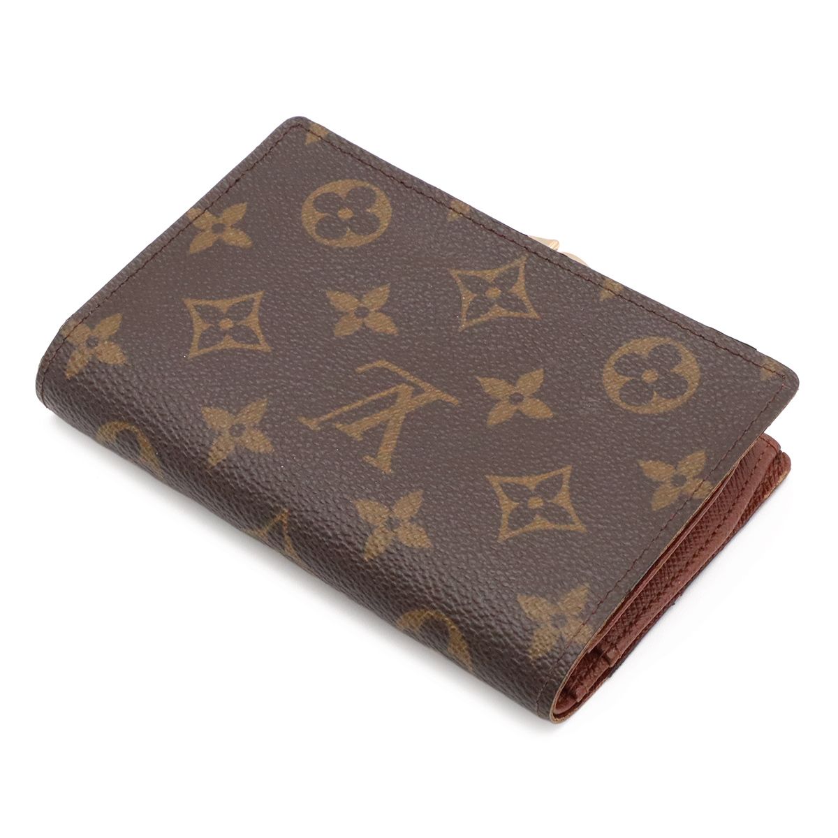 Louis Vuitton Monogram Portefeuille Viennois Wallet Bifold Kiss Lock — view 2
