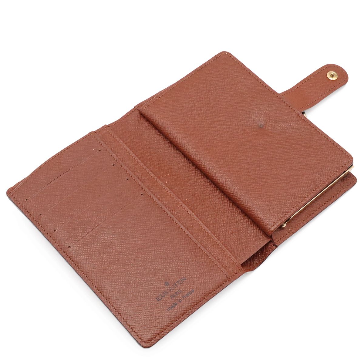 Louis Vuitton Monogram Portefeuille Viennois Wallet Bifold Kiss Lock — view 4