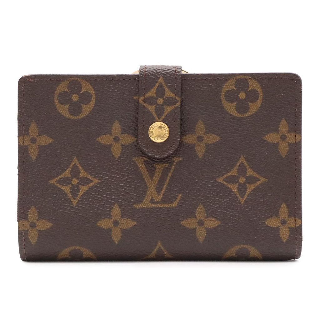 Louis Vuitton Monogram Portefeuille Viennois Wallet Bifold Kiss Lock