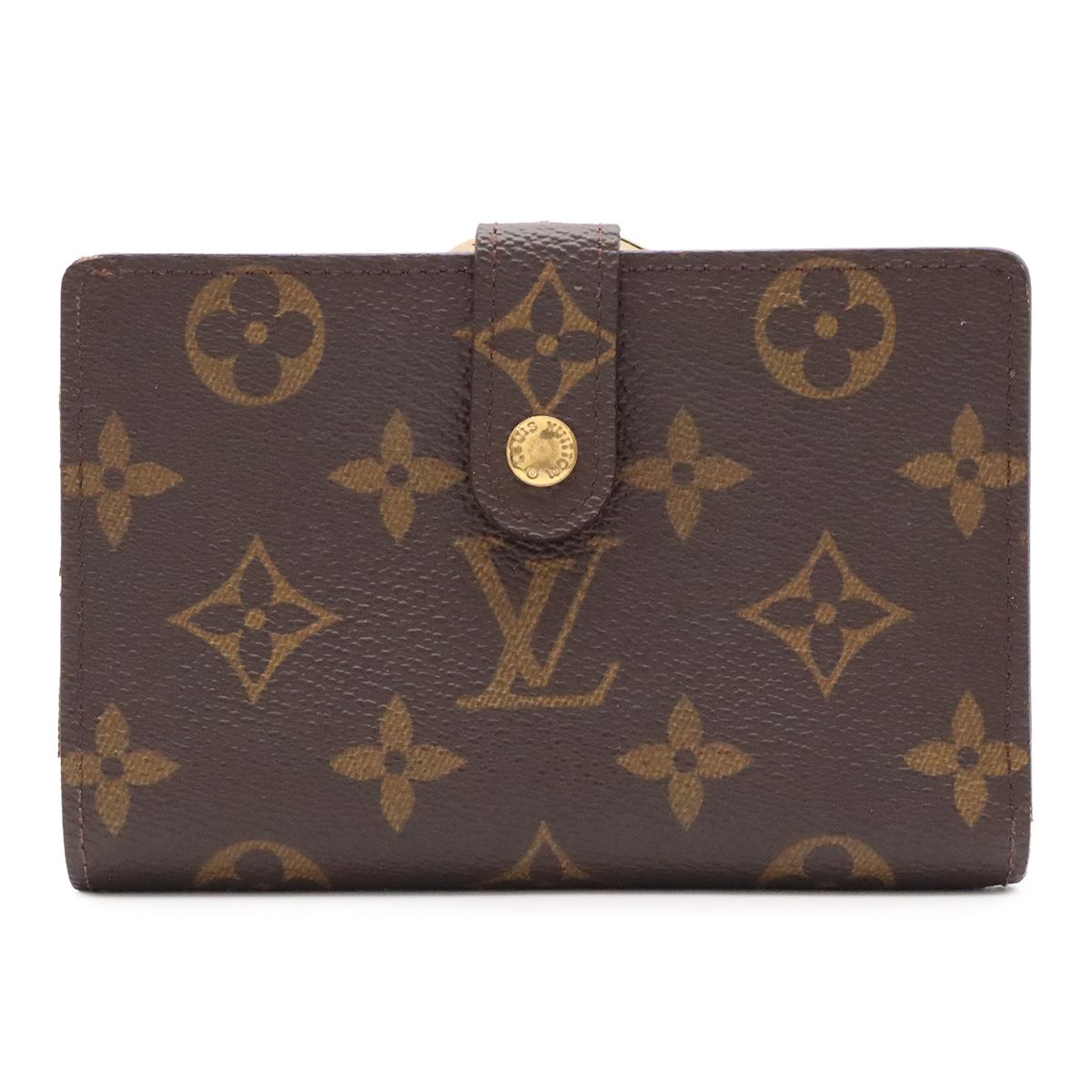 Louis Vuitton Monogram Portefeuille Viennois Wallet Bifold Kiss Lock