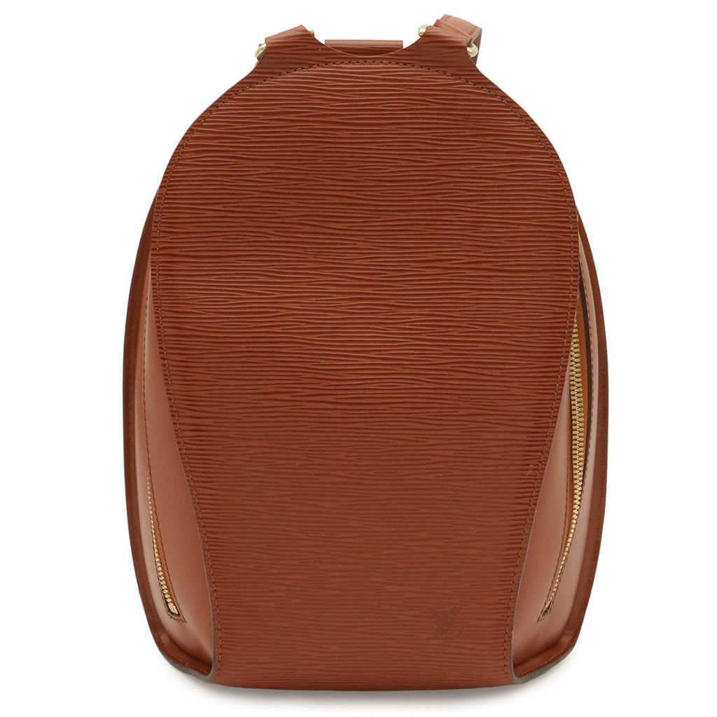 Louis Vuitton Epi Mabillon Backpack Shoulder Bag Leather Kenya Brown