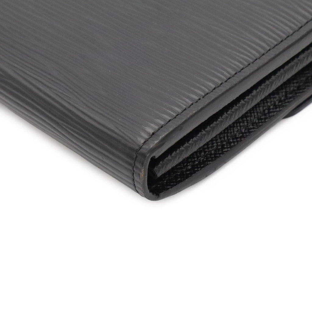 Louis Vuitton Epi Portefeuille Sarah Wallet Bifold Noir Black — view 3