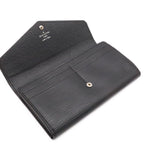 Louis Vuitton Epi Portefeuille Sarah Wallet Bifold Noir Black — view 6