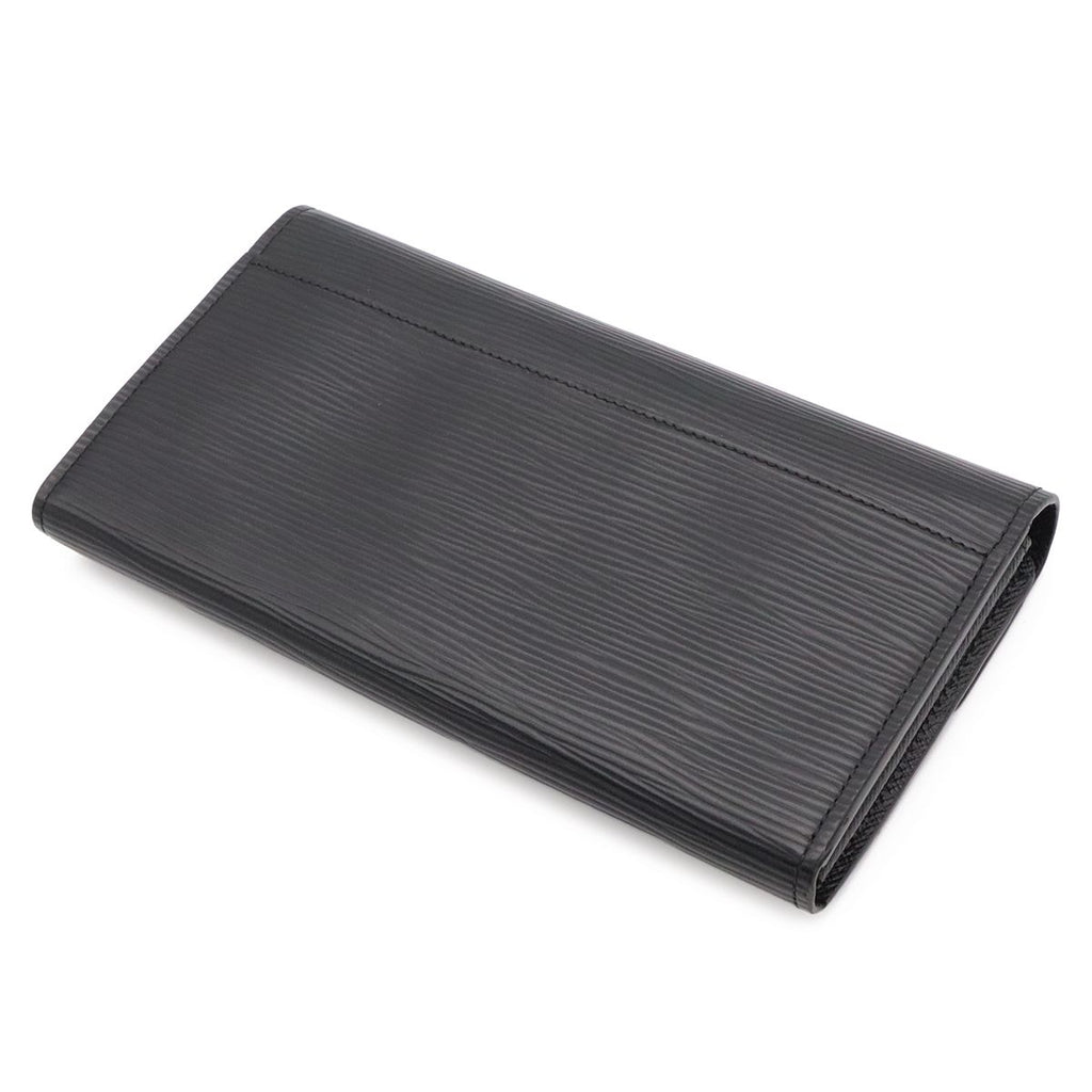 Louis Vuitton Epi Portefeuille Sarah Wallet Bifold Noir Black — view 2