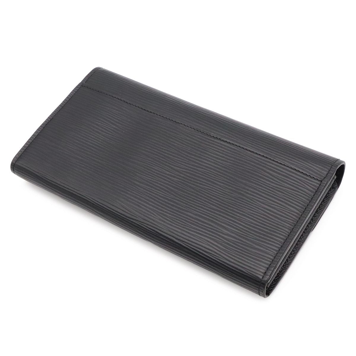 Louis Vuitton Epi Portefeuille Sarah Wallet Bifold Noir Black — view 2