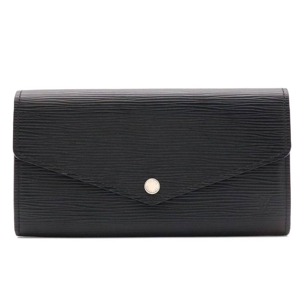 Louis Vuitton Epi Portefeuille Sarah Wallet Bifold Noir Black
