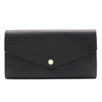 Louis Vuitton Epi Portefeuille Sarah Wallet Bifold Noir Black