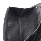 Hermes Bearn Classic Wallet Bifold Courchevel Leather Black Gold — view 6