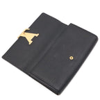 Louis Vuitton Portefeuille Capucines Bifold Wallet Taurillon Leather Noir Black — view 6