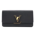 Louis Vuitton Portefeuille Capucines Bifold Wallet Taurillon Leather Noir Black