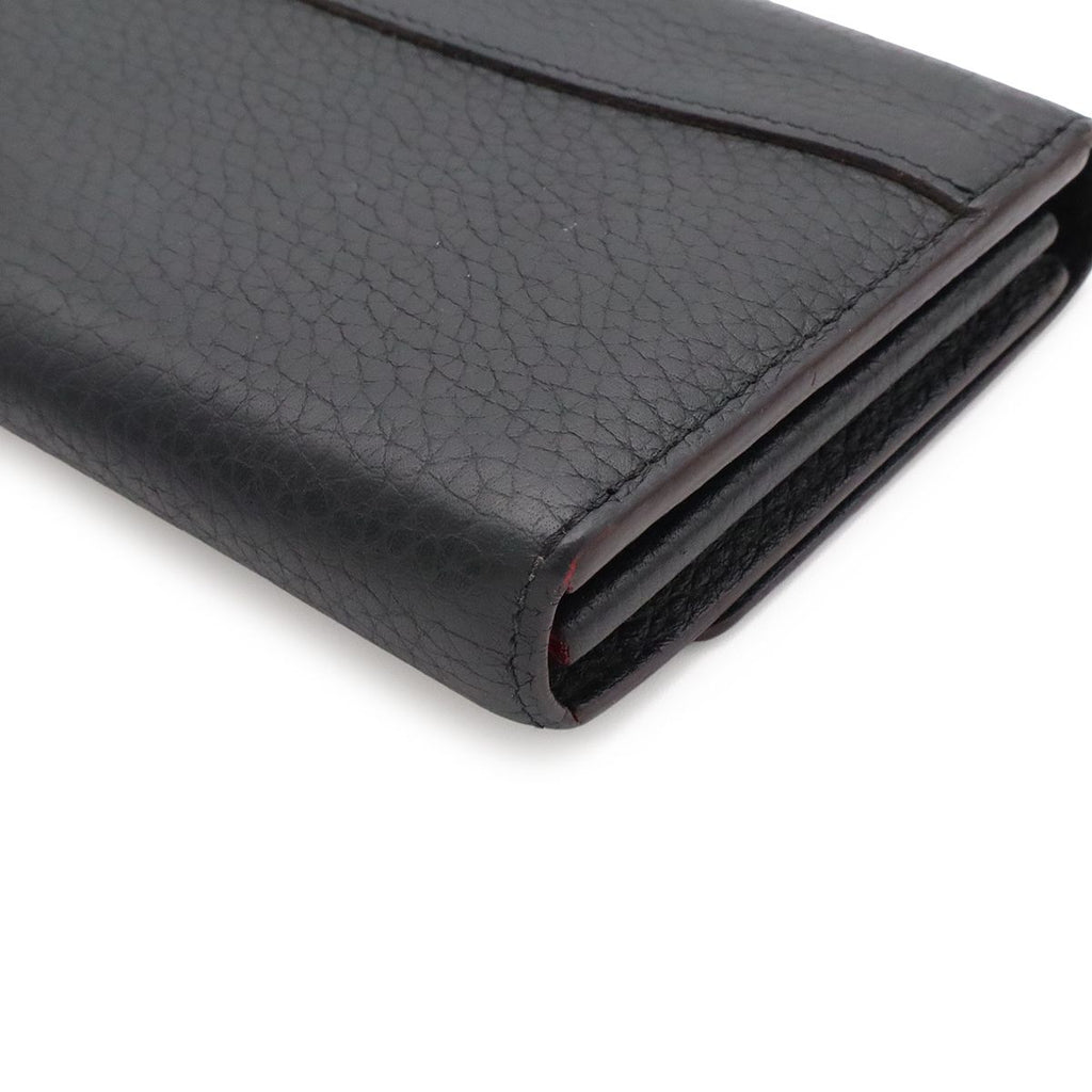 Louis Vuitton Portefeuille Capucines Bifold Wallet Taurillon Leather Noir Black — view 3