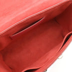 Louis Vuitton Epi Twist MM Shoulder Bag Chain Fuchsia Silver — view 8