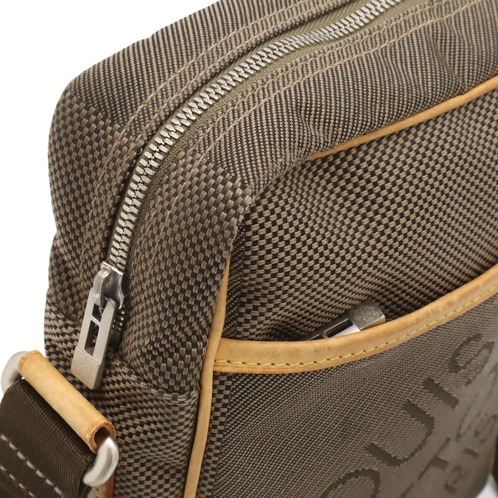 Louis Vuitton Damier Geant Shoulder Bag Crossbody Citadin Canvas Khaki — view 5