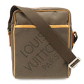 Louis Vuitton Damier Geant Shoulder Bag Crossbody Citadin Canvas Khaki