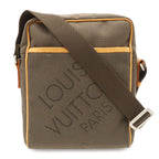 Louis Vuitton Damier Geant Shoulder Bag Crossbody Citadin Canvas Khaki