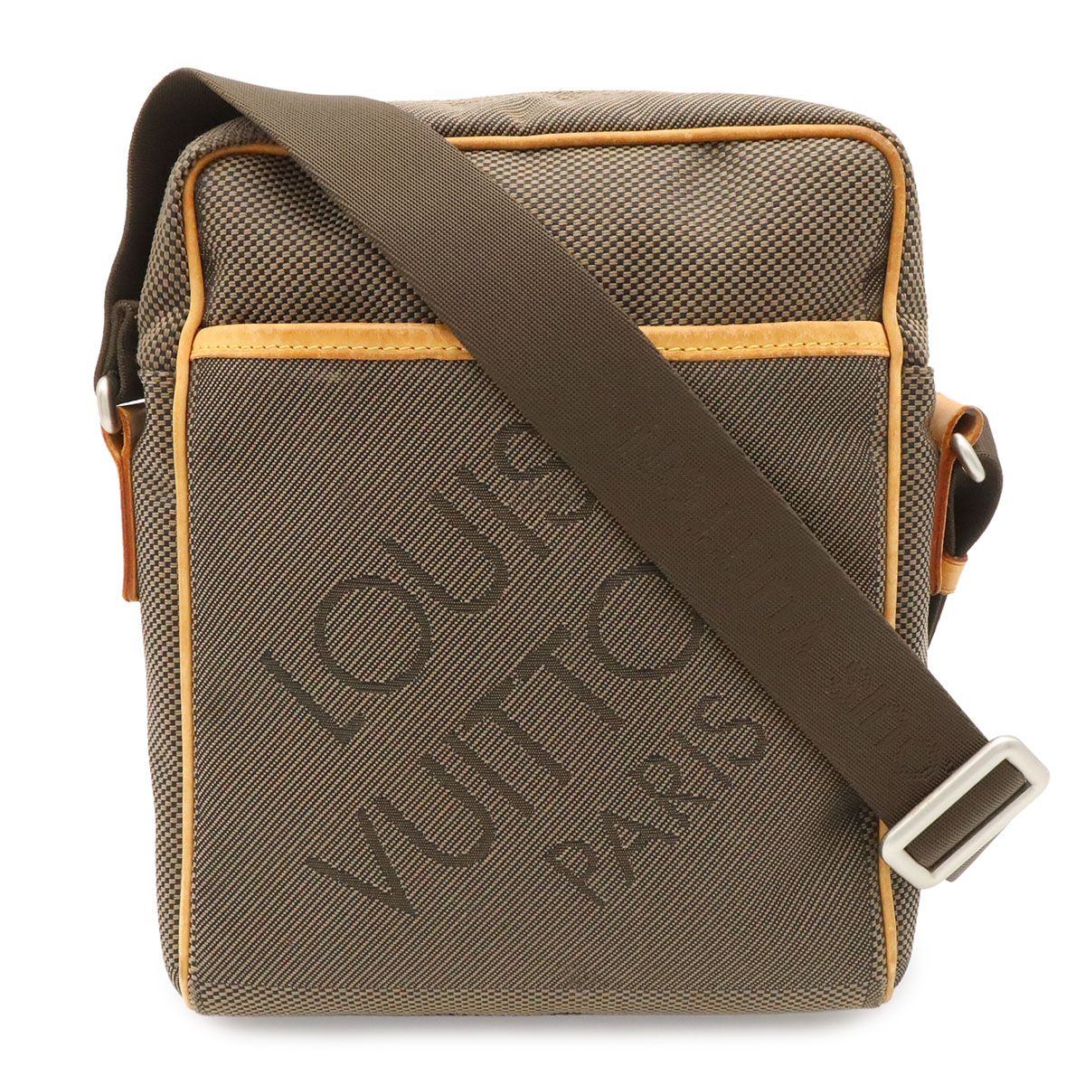 Louis Vuitton Damier Geant Shoulder Bag Crossbody Citadin Canvas Khaki