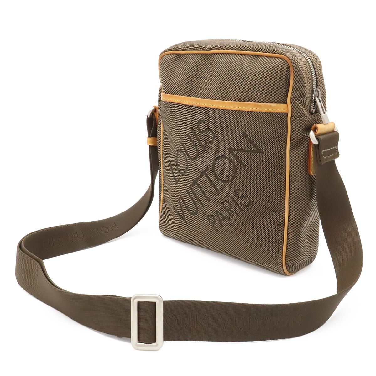 Louis Vuitton Damier Geant Shoulder Bag Crossbody Citadin Canvas Khaki — view 2