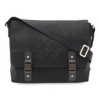 Louis Vuitton Damier Geant Lou Messenger Bag Crossbody Canvas Noir Black