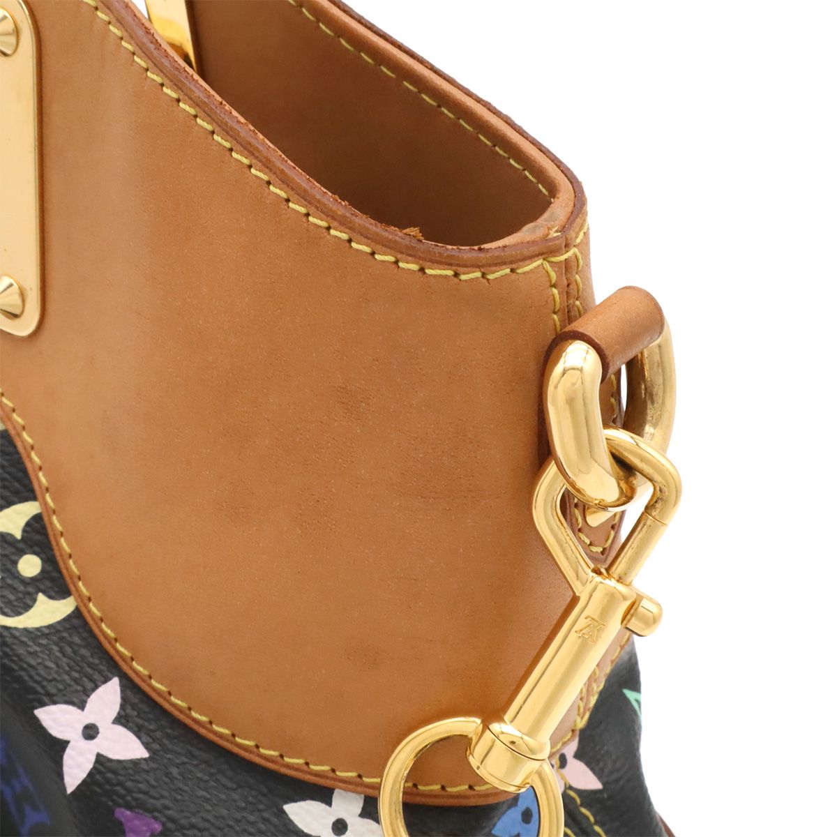 Louis Vuitton Monogram Multicolor Judy MM 2-Way Shoulder Bag Noir Black — view 7