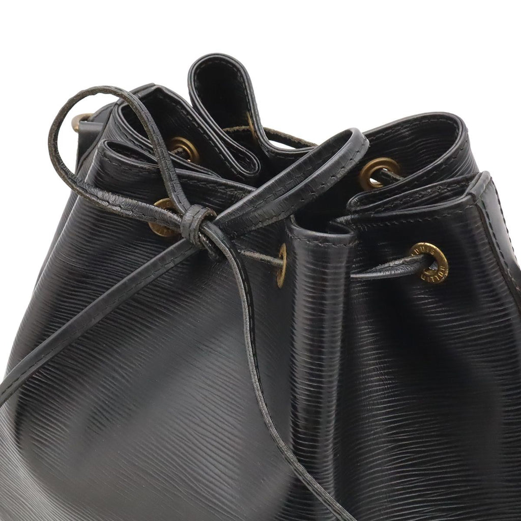 Louis Vuitton Epi Noe Shoulder Bag Drawstring Noir Black Gold — view 4