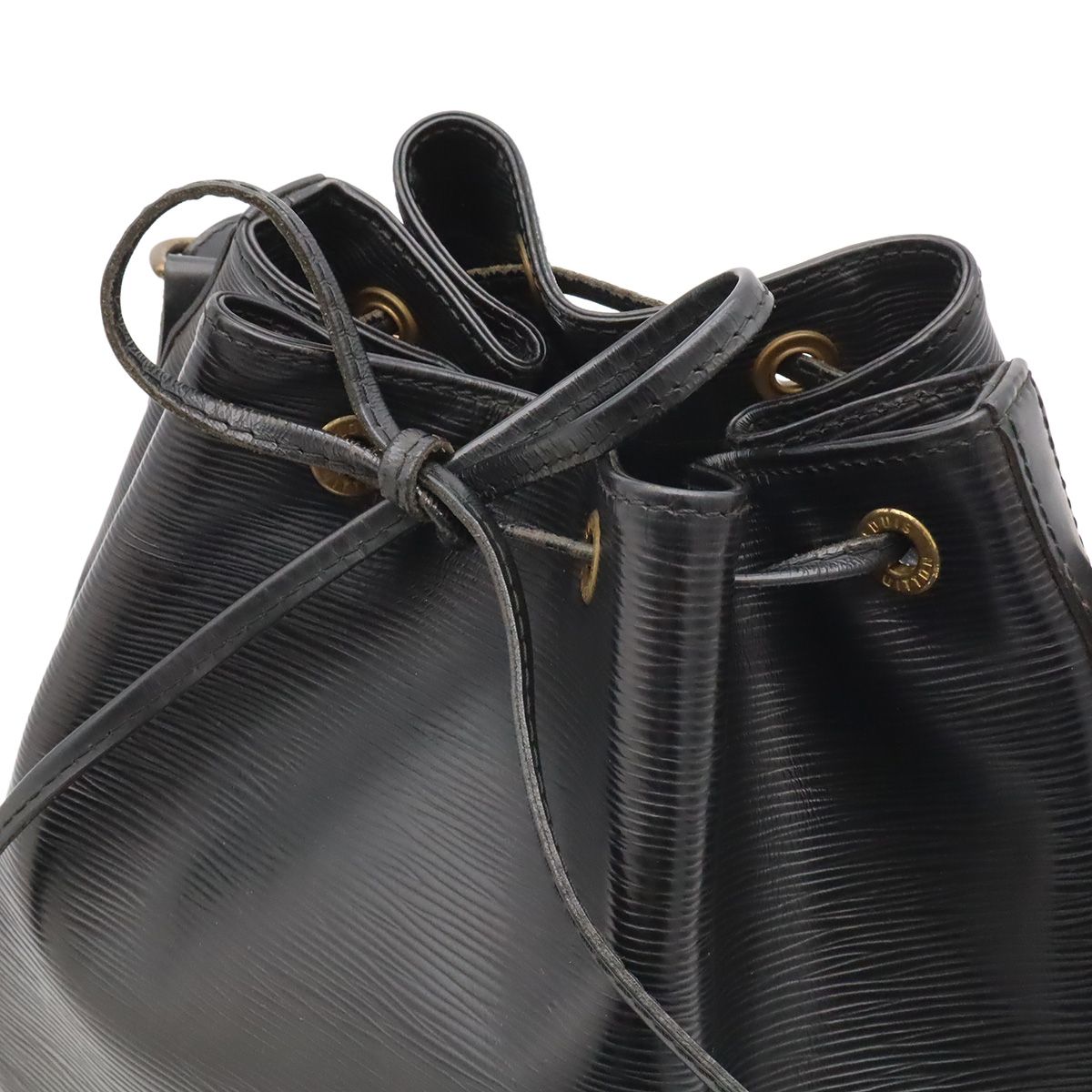 Louis Vuitton Epi Noe Shoulder Bag Drawstring Noir Black Gold — view 4