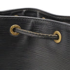 Louis Vuitton Epi Noe Shoulder Bag Drawstring Noir Black Gold — view 8