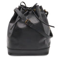 Louis Vuitton Epi Noe Shoulder Bag Drawstring Noir Black Gold