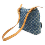 Louis Vuitton Monogram Denim Baggy GM Shoulder Bag Crossbody Long Strap Blue — view 2