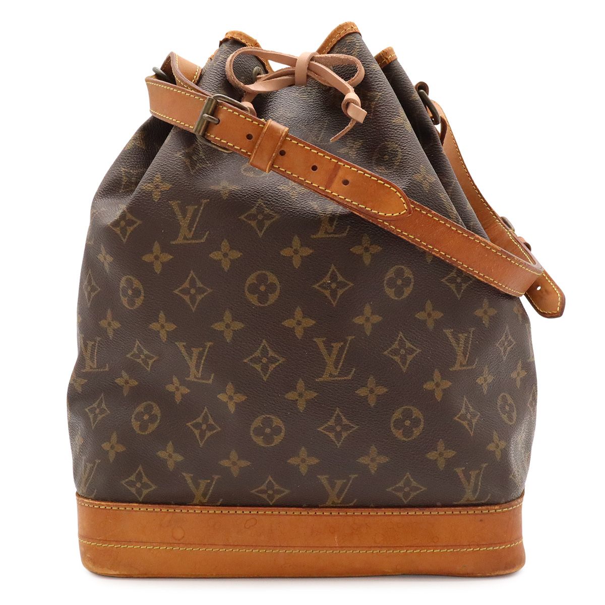 Louis Vuitton Monogram Noe Shoulder Bag Semi Drawstring