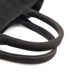 Prada Canapa Tote 2-Way Shoulder Bag Canvas Nero Black Gold — view 4
