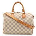 Louis Vuitton Damier Azur Speedy Bandouliere 25 Boston Bag 2-Way