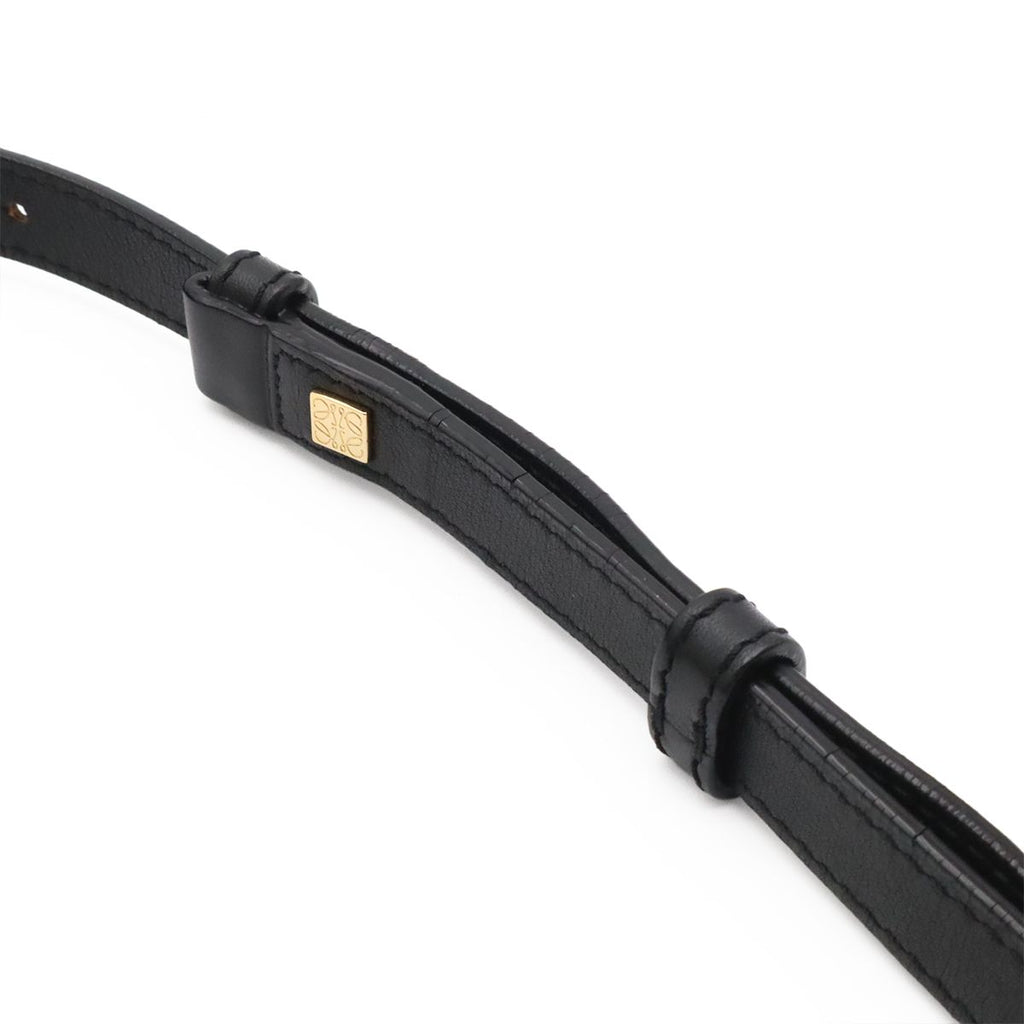 Loewe Amazona 23 Anagram Mini Boston 2-Way Shoulder Bag Leather Black Gold — view 6