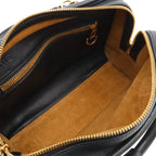Loewe Amazona 23 Anagram Mini Boston 2-Way Shoulder Bag Leather Black Gold — view 8