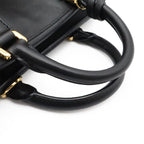 Loewe Amazona 23 Anagram Mini Boston 2-Way Shoulder Bag Leather Black Gold — view 4