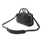 Loewe Amazona 23 Anagram Mini Boston 2-Way Shoulder Bag Leather Black Gold — view 2
