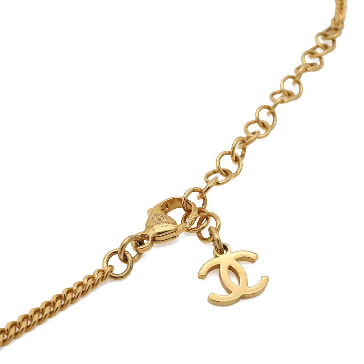 Chanel CC Logo CC Star Pearl Pendant Faux Rhinestone — view 5