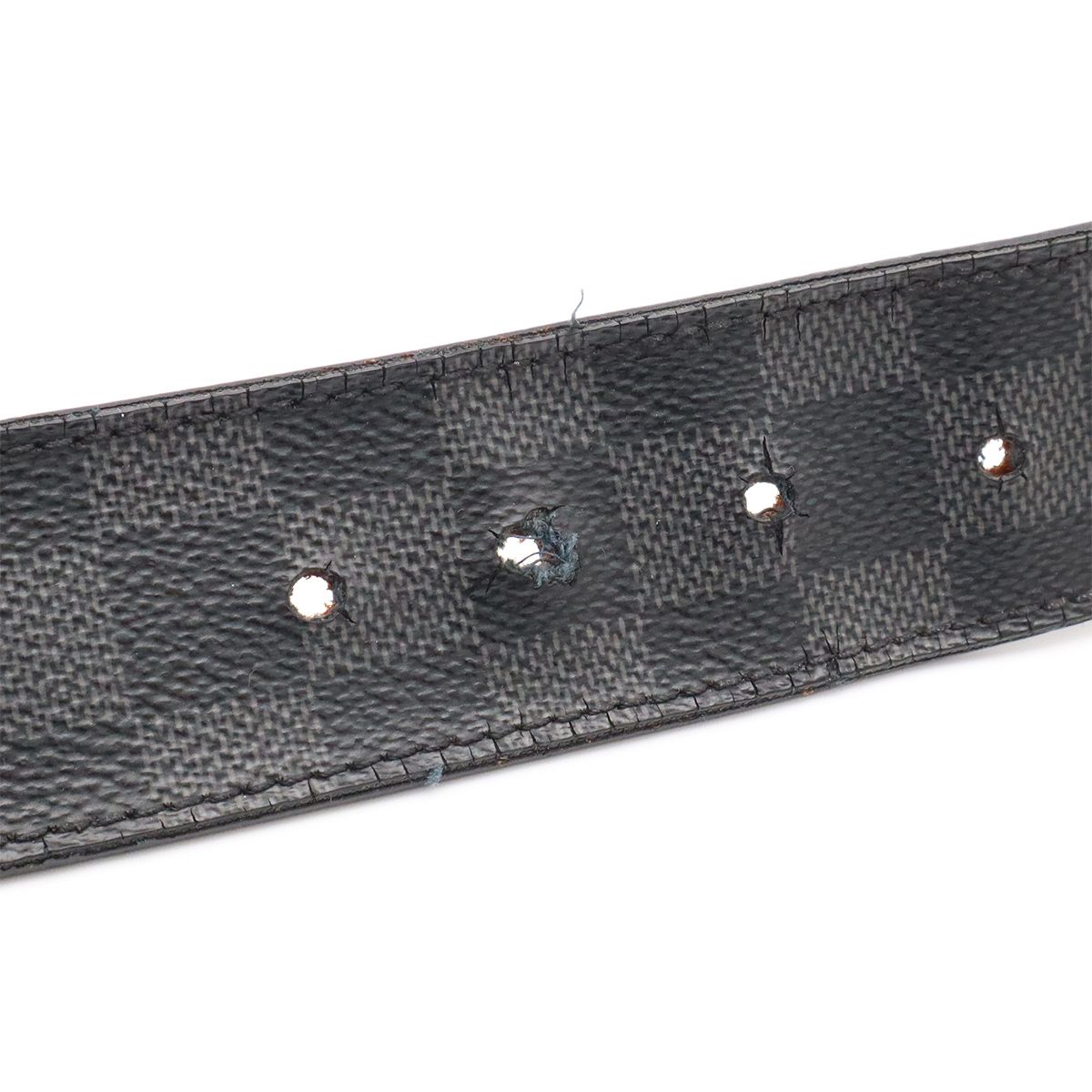Louis Vuitton Damier Graphite Ceinture LV Initial 40 Belt 95 — view 6