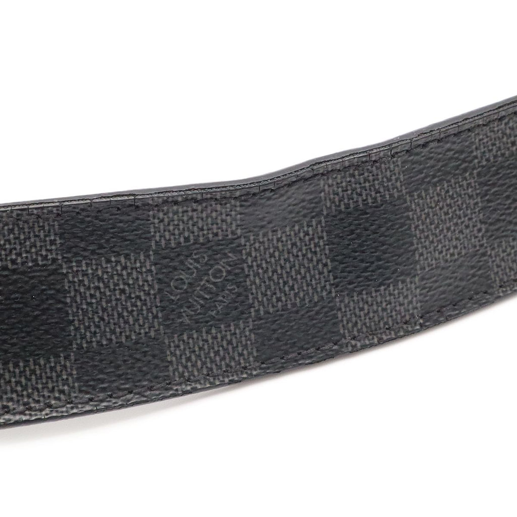 Louis Vuitton Damier Graphite Ceinture LV Initial 40 Belt 95 — view 5