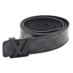 Louis Vuitton Damier Graphite Ceinture LV Initial 40 Belt 95